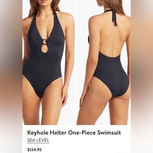 NWT . . .  Sea Level Keyhole Halter One-Piece Swimsuit